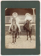 2 cavaliers chevaux photo photographie homme femme papier citrate