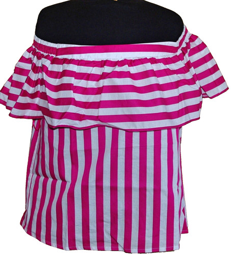 Blouse bardot volantée - ,