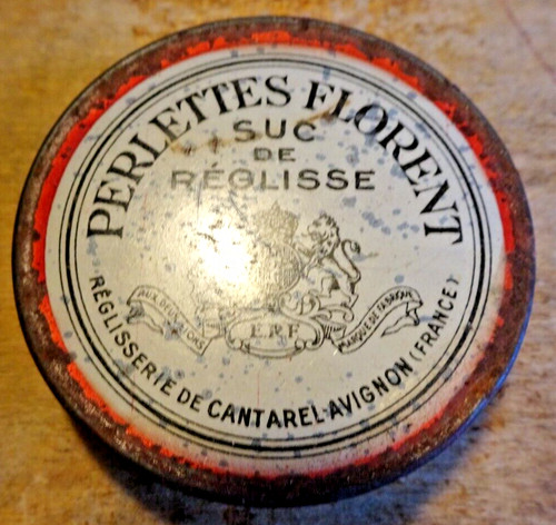 Ancienne boite métal ronde - ancienne,