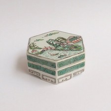 Boîte - Porcelaine Chine- Fin XIXe/Déb. XXe -Chinese Porcelain Box- 19th/20th C.