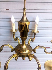 Superbe lustre 6 lumières en