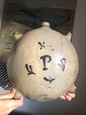 Grande Gourde Grès Au Sel Alsace Betschdorff, XIXÈME 