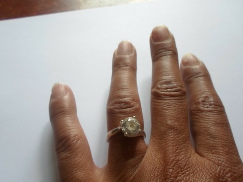 Bague argent massif - en,
