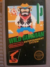 MISPRINT Extremely RARE print shift error for this game NES Wild Gunman 5 Screw