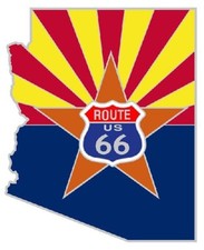 Paquet De 50 Arizona Avec Route 66 Bouclier Vélo Moto Chapeau Bonnet Épinglette