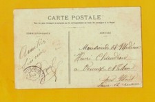 SOUPPES-sur-LOING (77) Devanture Commerce "CAFE DU PONT" Cachet Facteur rural F