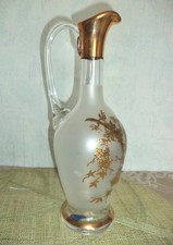 Carafe aiguière Bohème doré