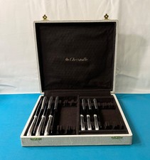 Coffret écrin VIDE pour 12 grands + 12 couteaux a entremets CHRISTOFLE argentier