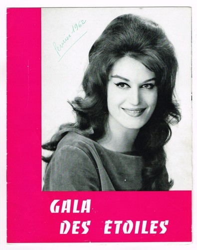 Dalida 1962 programme - dalida,