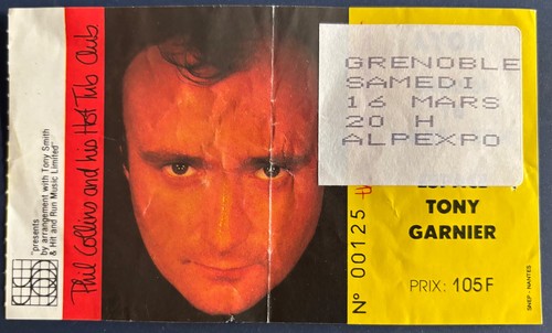 Billet concert phil - concert, collins