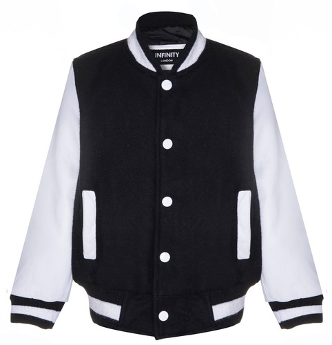 Enfants varsity noir blanc - noir,