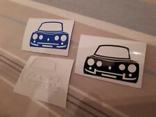 Sticker autocollant Renault 8