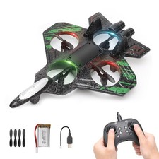 Avion radiocommandé pour enfants, en mousse, 2,4 GHz, avec LED, pour débutant...