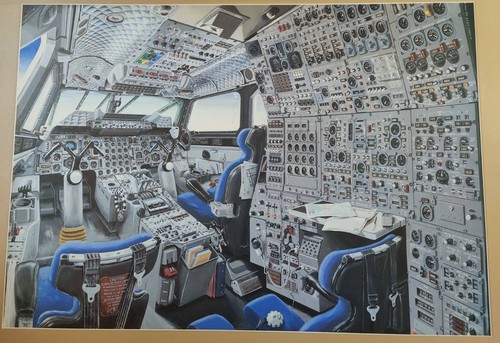 Poster affiche cockpit - affiche,