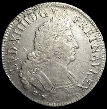 1/2 Écu Aux Palmes 1694 N Montpellier Louis XIV