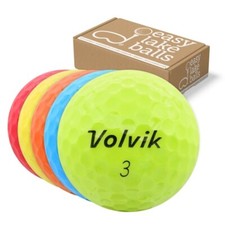 50 VOLVIK MIX MULTICOLORE BALLES DE GOLF D'OCCASION - QUALITÉ AAAA / AAA 