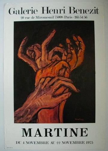 Affiche martine exposition - affiche,
