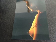 Autographe de la chanteuse et