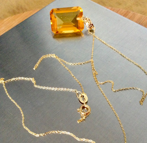 Collier jaune 18 - jaune,