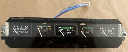 Engine gauge cluster piper - engine,
