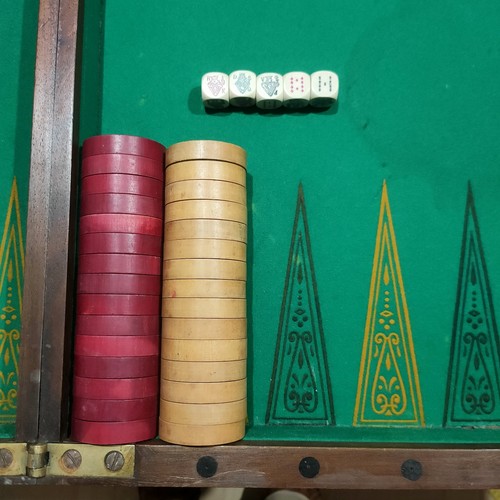 Ancien jeu backgammon - jeu, de
