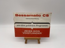 Voigtländer Bessamatic CS Du Programme Doré Manuel D'Utilisation Allemand