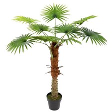 Plante Artificielle en Pot "Palmier" 120cm Vert