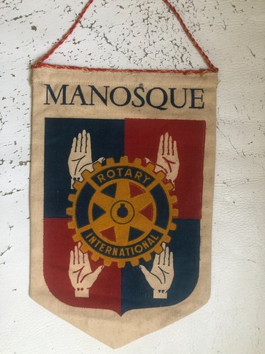 Ancien fanion rotary - fanion,