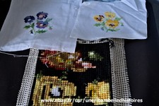 lot canevas Tapisserie FINI