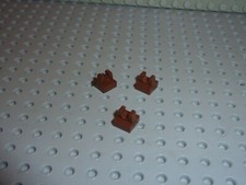 3 x LEGO OldBrown Tile 1 x 1
