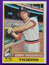 1976 Topps #13 Johnny Wockenfuss EXMT+ Tigers