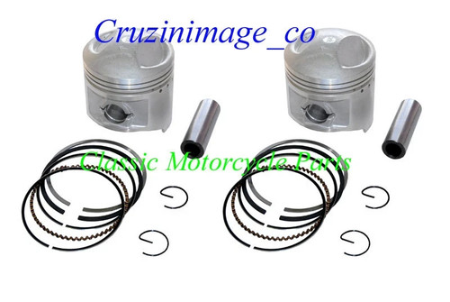 Kit pistons xs650 années - pistons,
