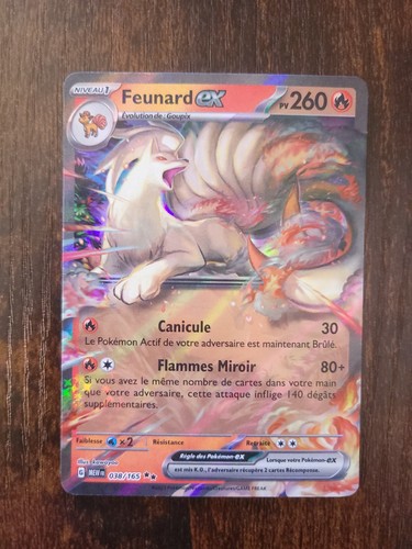 Carte pokemon feunard - carte,