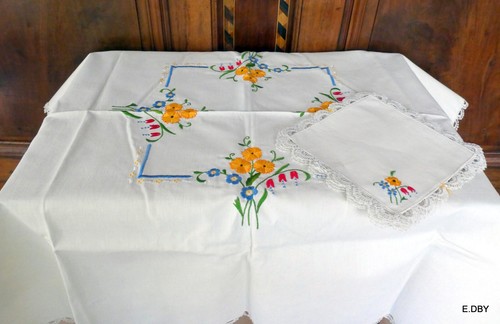 Nappe 6 serviettes - nappe,
