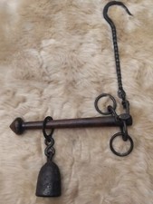 Balance Romaine Peson Bois et Fer Forgé Ancien XVIIIème
