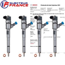 4x 0445110183 Injecteur Bosch Lancia Opel Astra H Fiat Doblo 1.3 0986435102
