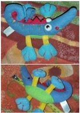 Peluche crocodile référence