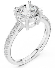 Bague petite tige en or 14