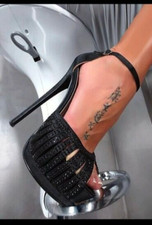 1969 Pumps 17 cm 36 37 black