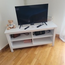 meuble tv blanc H60 largeur 30