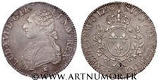 LOUIS XVI - ECU AUX BRANCHES