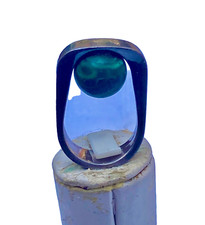 BAGUE MODERNISTE  ARGENT