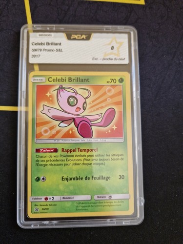 Carte pokemon celebi - carte, brillant