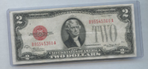 1928 us note - $2,