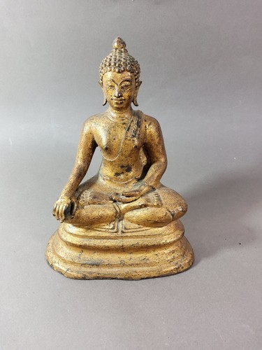 Statue ancienne bronze - , doré