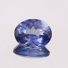 Saphir Ceylon Pastel Bleu Naturel Parfait 9x7 MM Taille Ovale Pierre Précieuse