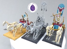 Warhammer Aos, Khemri, Chariot, Tomb King, Roi, Char, Horse, Mount, Cheval