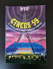 Ancien Programme Radio-Circus 59 RTF Roger Lanzac Nino Nardini 1959 Collection