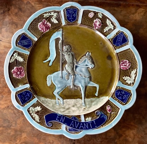 Grande assiette barbotine - assiette,