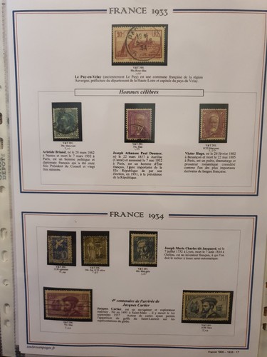 Anciens timbres france - de, france,